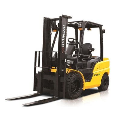 Forklift unloading pallets from a truck in Slough